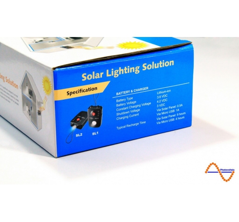 Đèn năng lượng mặt trời mini siêu sáng PVLight tích hợp pin dự phòng